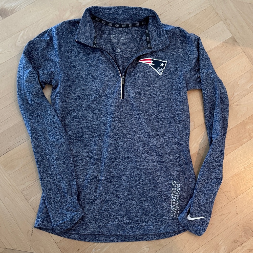 Nike Blue Quarter-Zip Women's Top